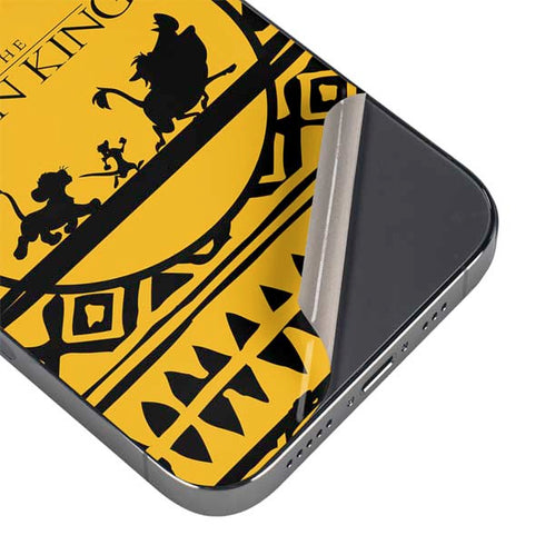 Disney The Lion King Simba Timon and Pumba Tribal Print iPhone 16 Pro Skin